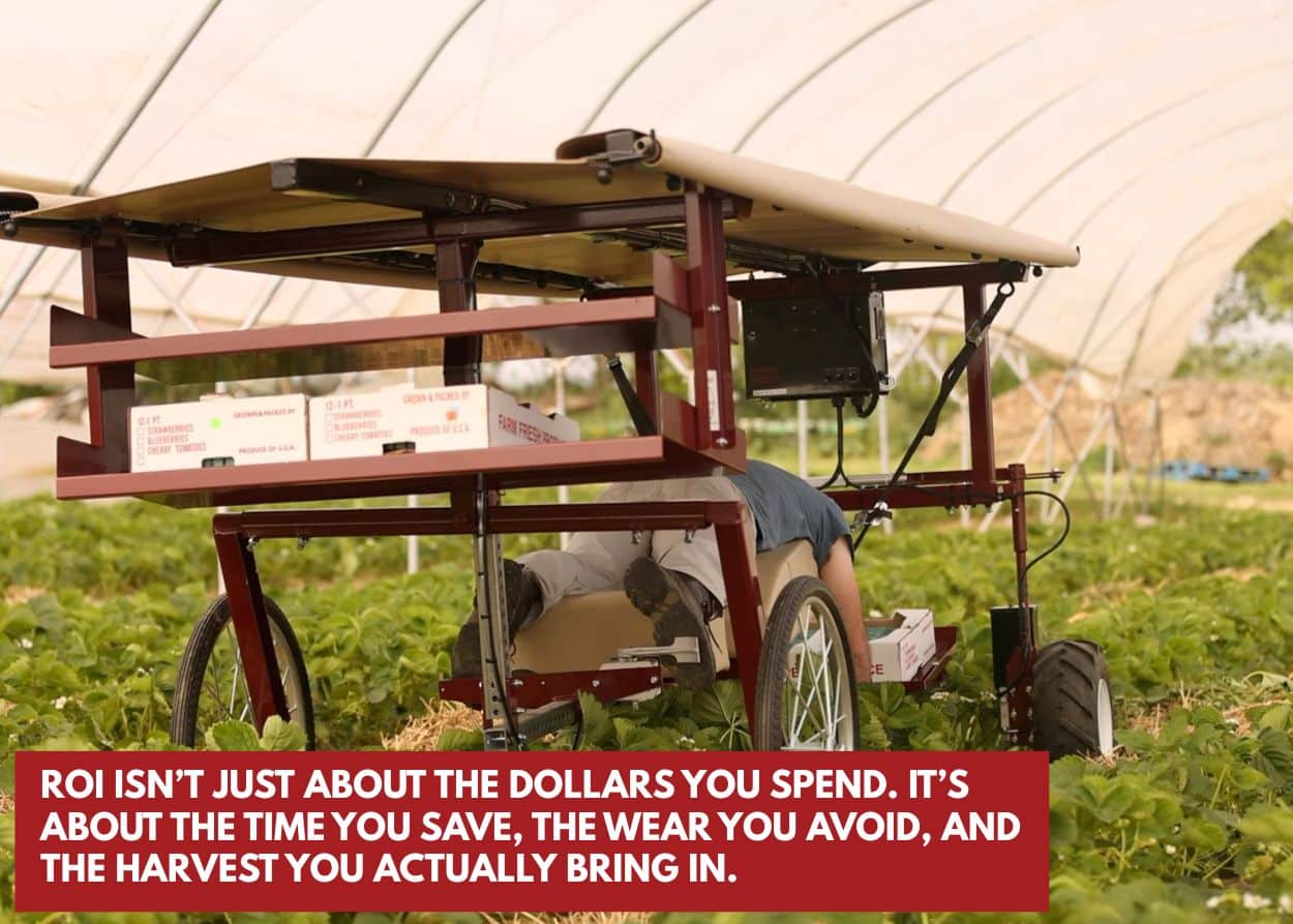 roi is about the money you spend and the time you save